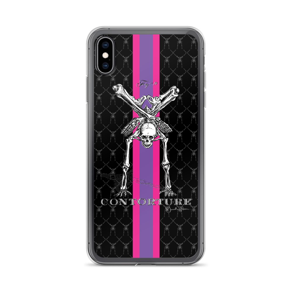 Contorture iPhone Case: SuperStripe Contortion Skeleton