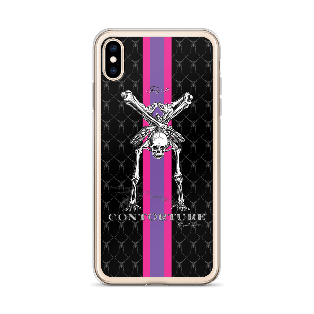 Contorture iPhone Case: SuperStripe Contortion Skeleton