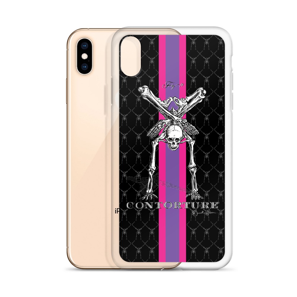 Contorture iPhone Case: SuperStripe Contortion Skeleton