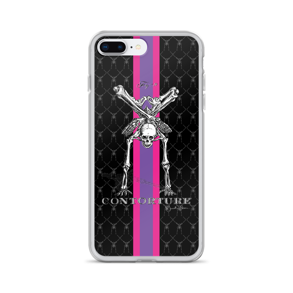 Contorture iPhone Case: SuperStripe Contortion Skeleton