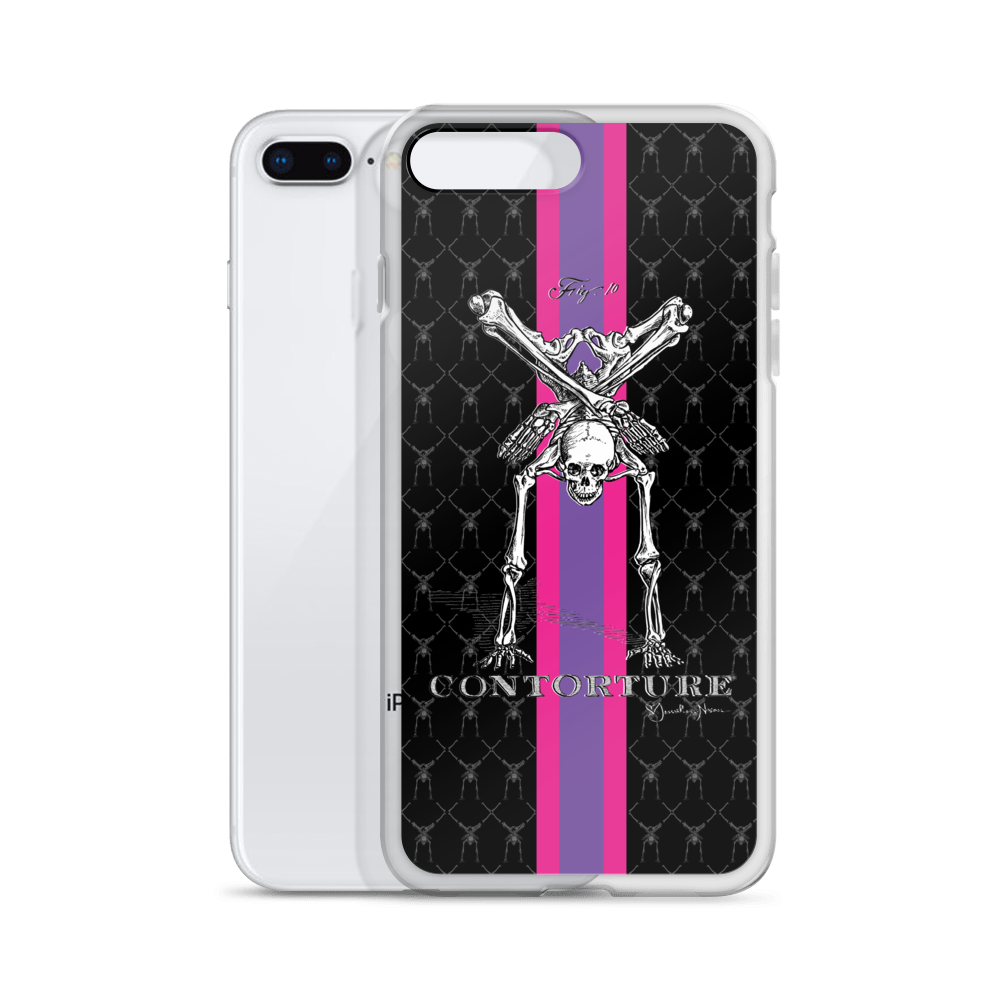 Contorture iPhone Case: SuperStripe Contortion Skeleton