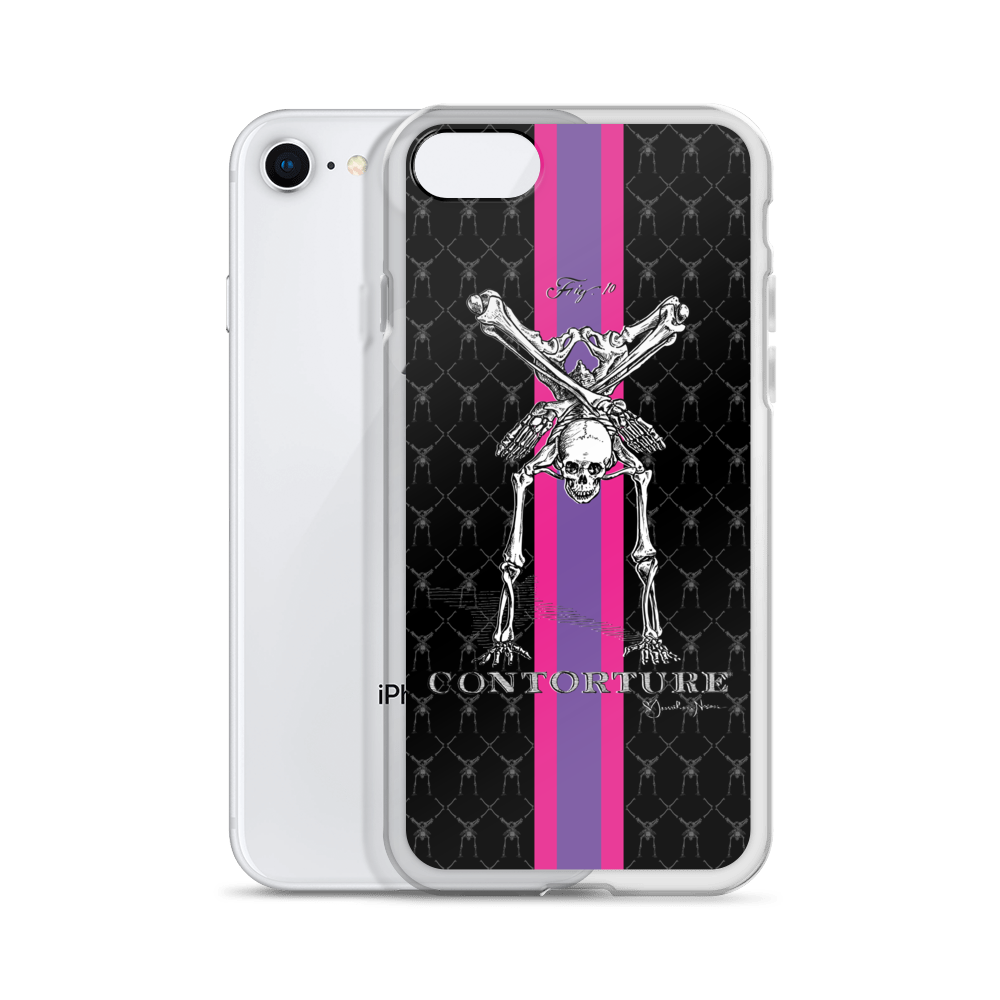 Contorture iPhone Case: SuperStripe Contortion Skeleton