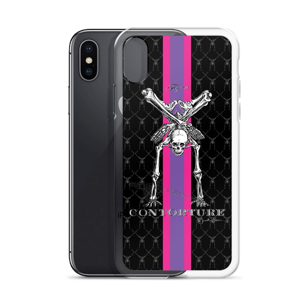 Contorture iPhone Case: SuperStripe Contortion Skeleton