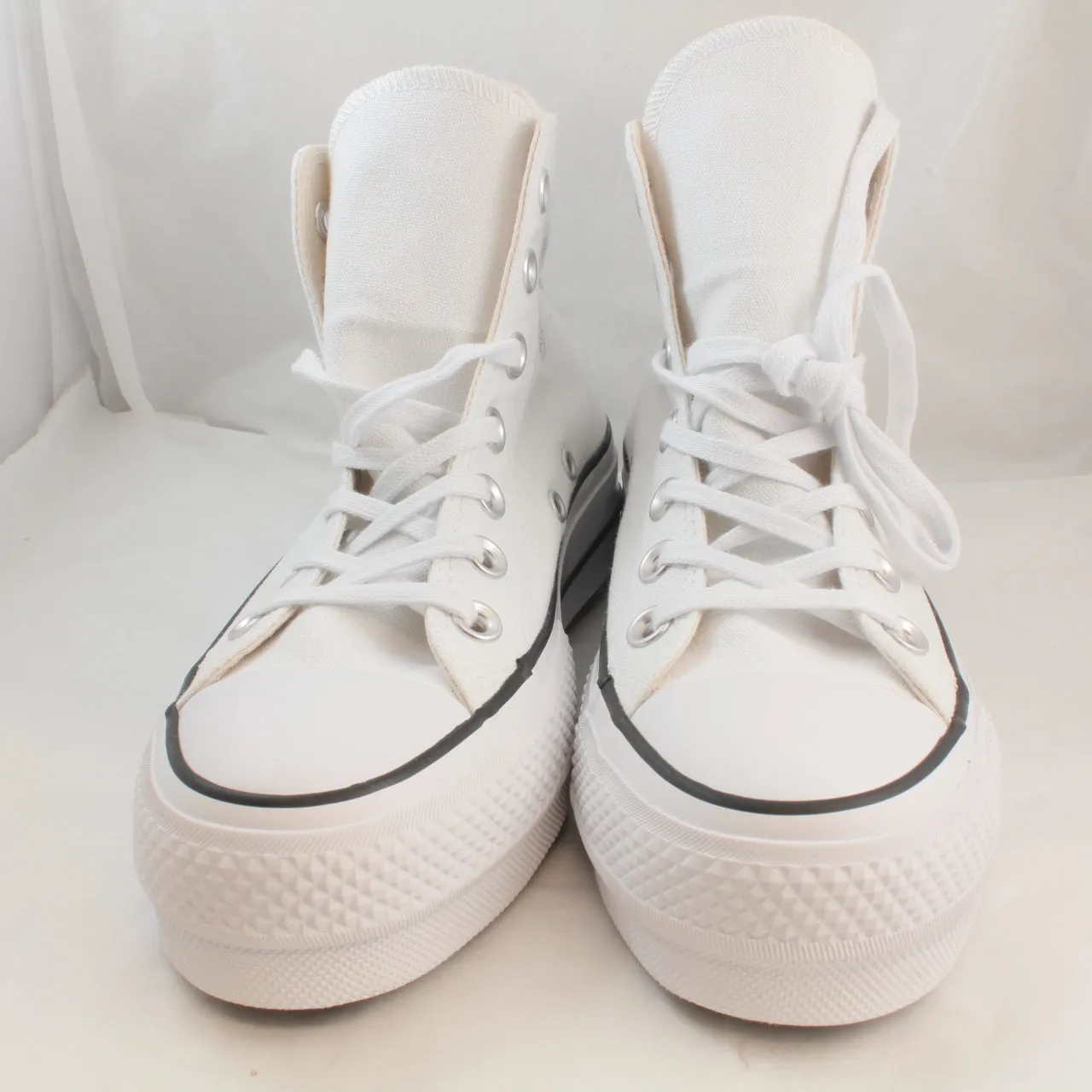 Converse All Star Lift Hi White Black White Trainers