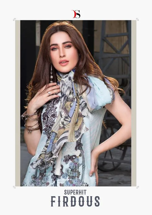 DEEPSY SUIT FIRDOUS SUPERHIT COTTON PAKISTANI DRESS COLLECTION