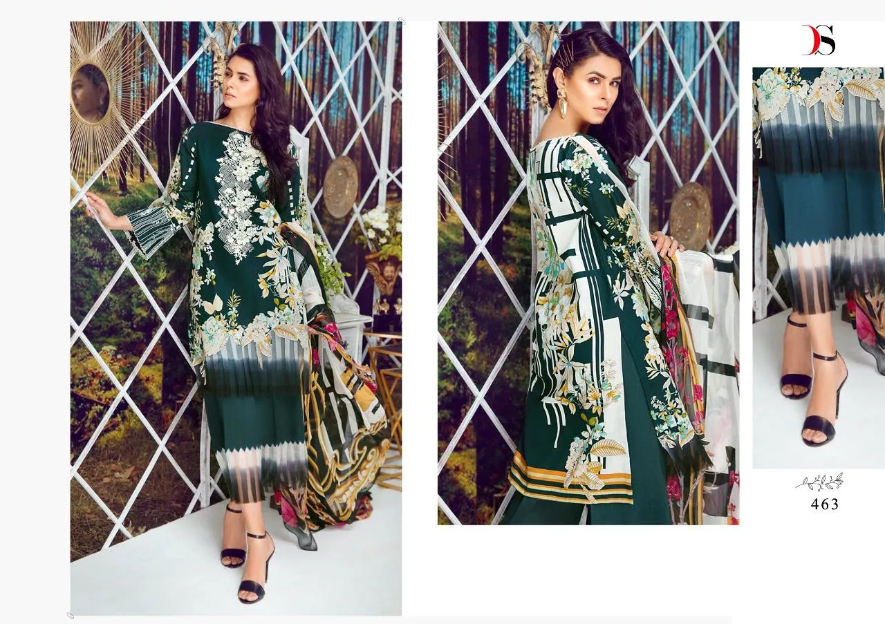 DEEPSY SUIT FIRDOUS SUPERHIT COTTON PAKISTANI DRESS COLLECTION