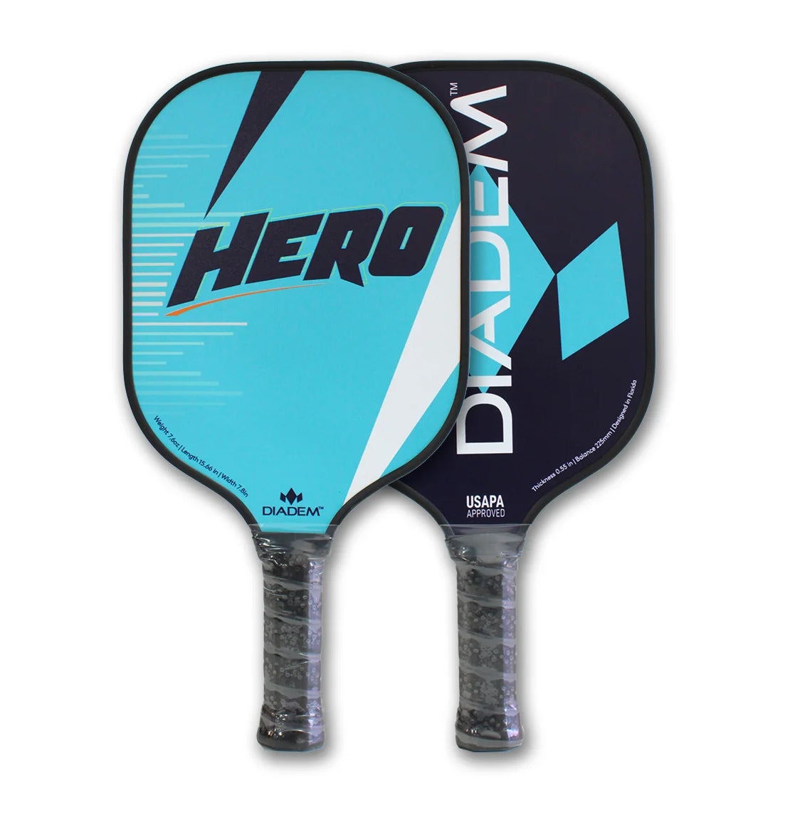 Diadem Hero Pickleball Paddle - Light Blue