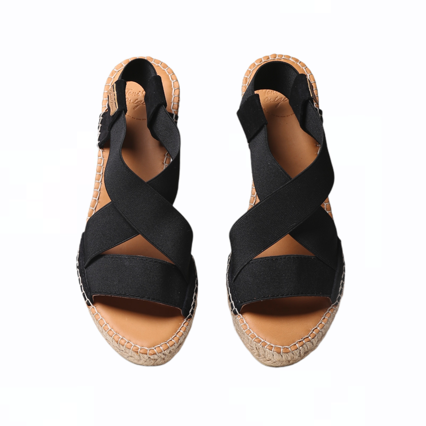 Elastic Fabric Wedge Espadrille for Women - Tina