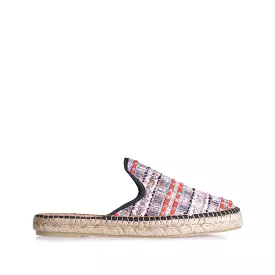 Embroidered Cotton Blend Wedge Espadrille for Women - Ona-CC