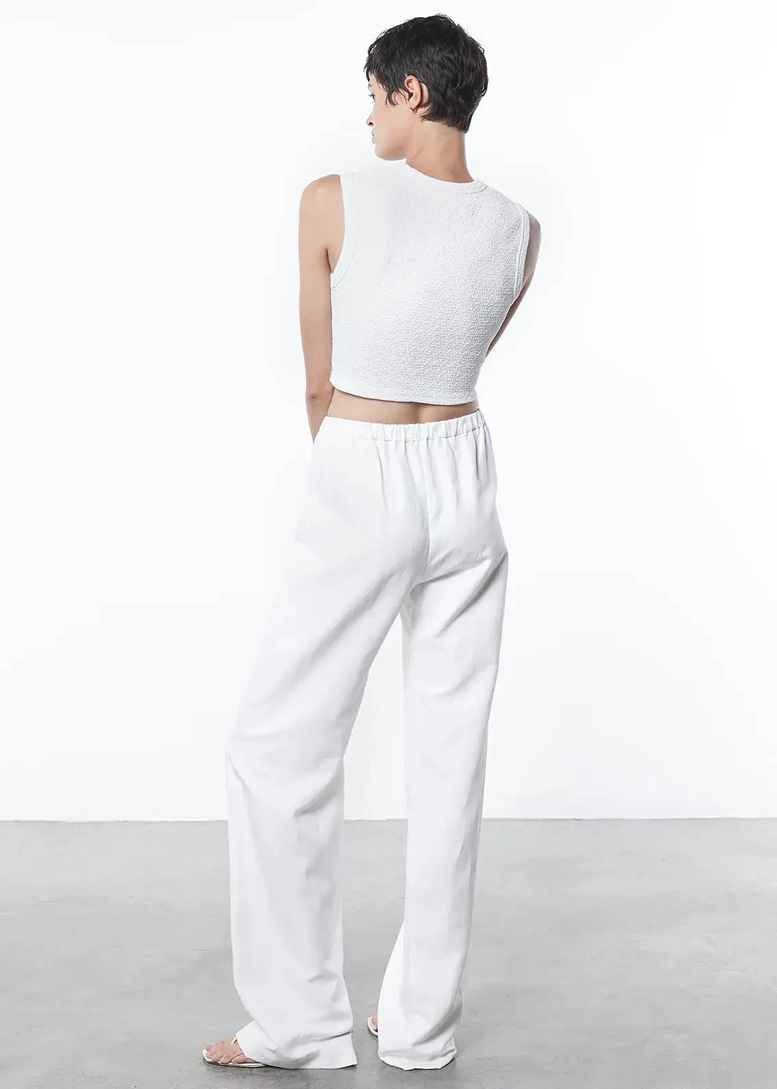 Enza Costa - Twill Everywhere Pant - Off White