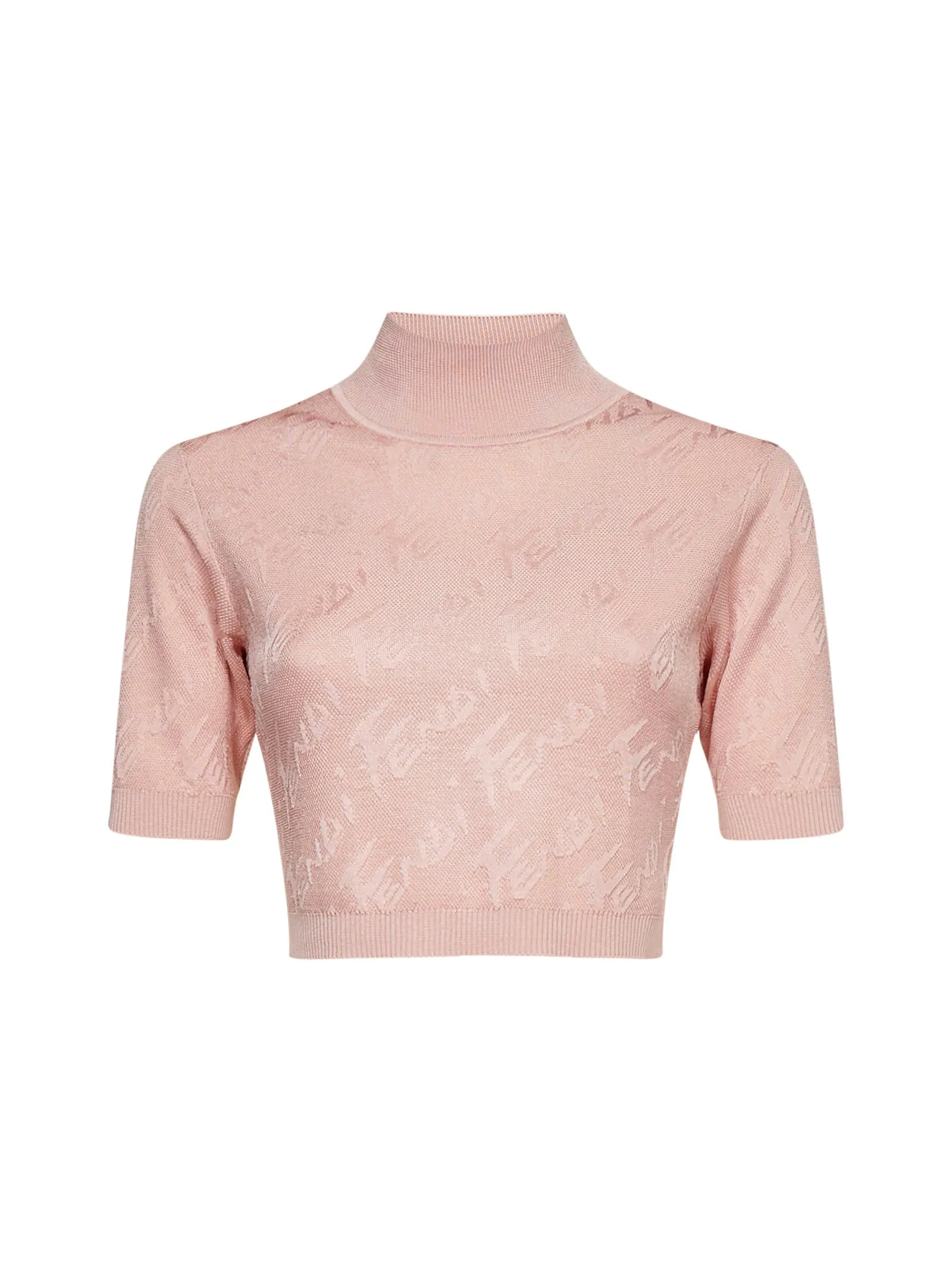 Fendi All-Over Fendi Brush Logo Top