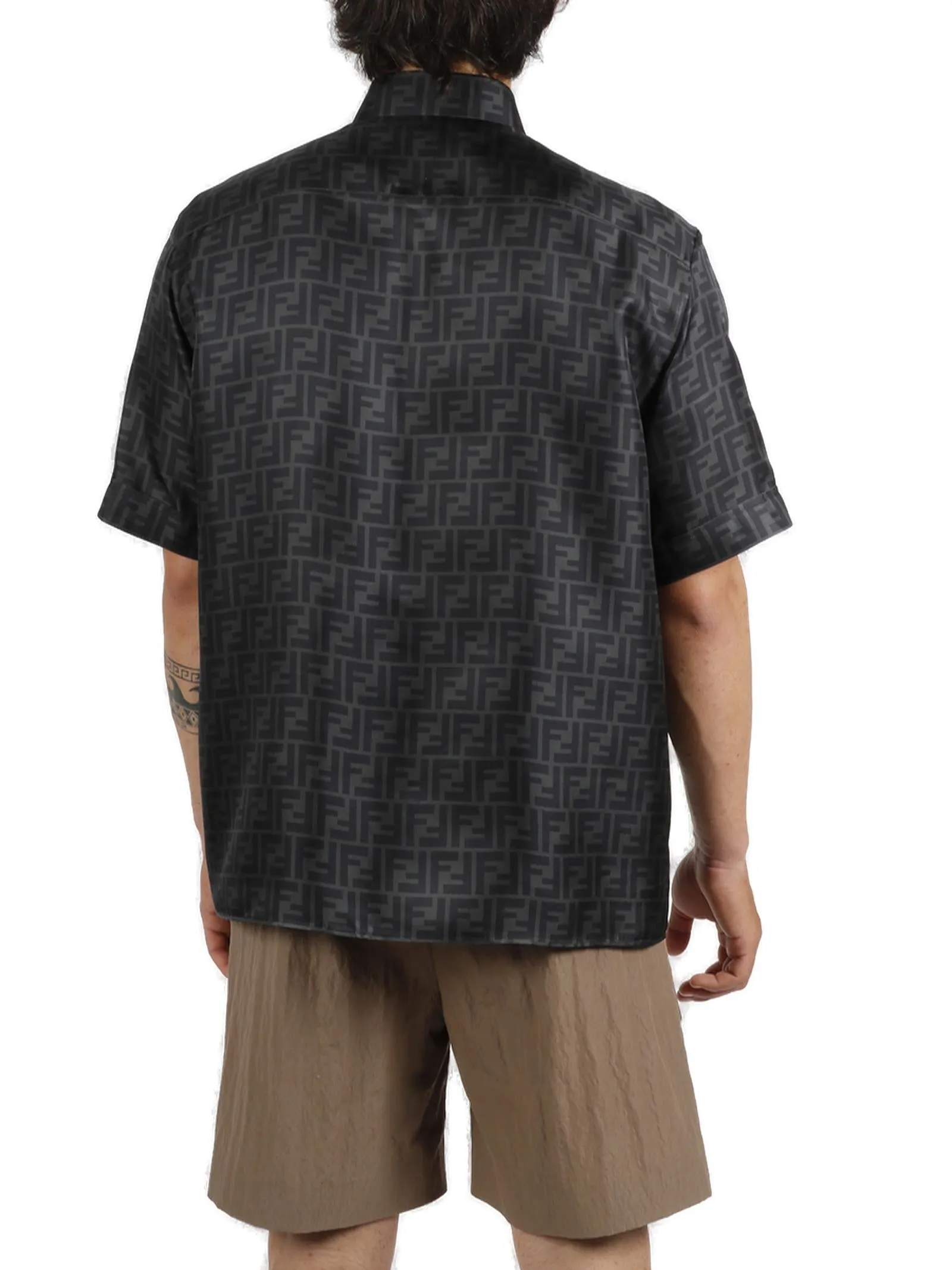 Fendi FF Motif Short Sleeved Shirt