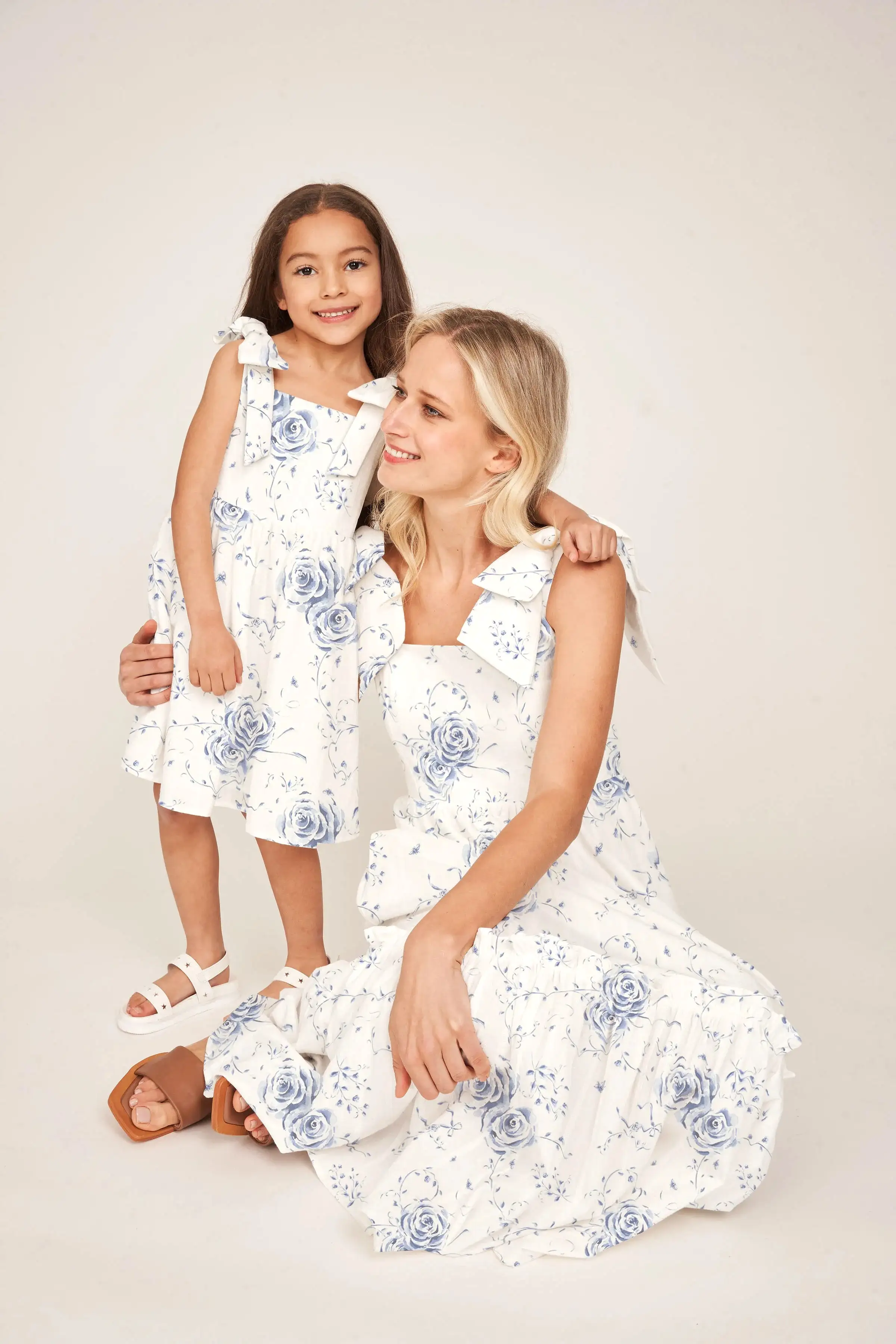 Floraison Lane - The Elizabeth Girl Dress - Heirloom Floral