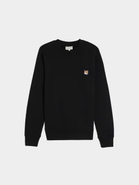 Fox Head Patch Regular Sweatshirt, Black