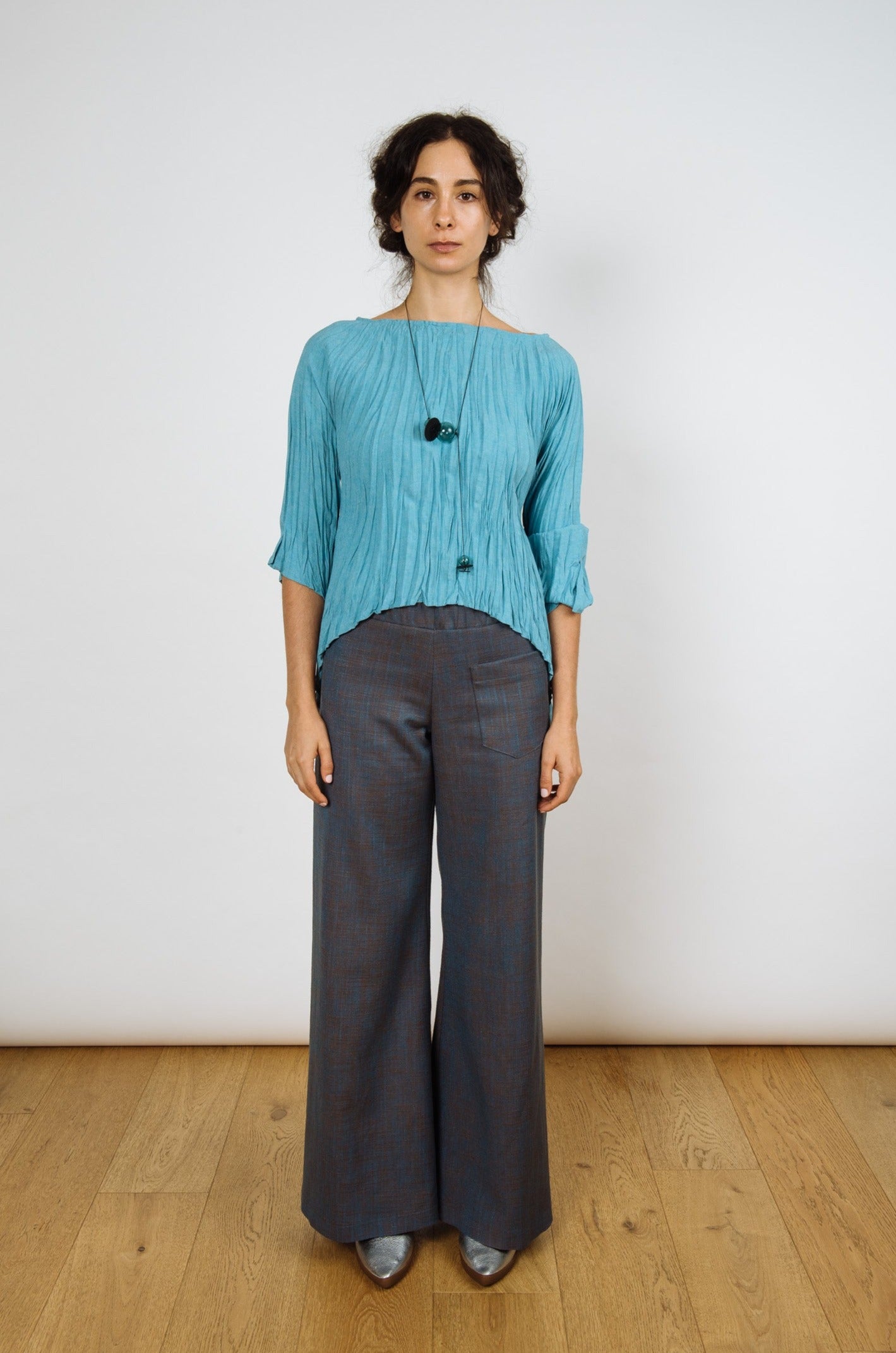 Hepburn Trousers 2.0 | Blue Bronze