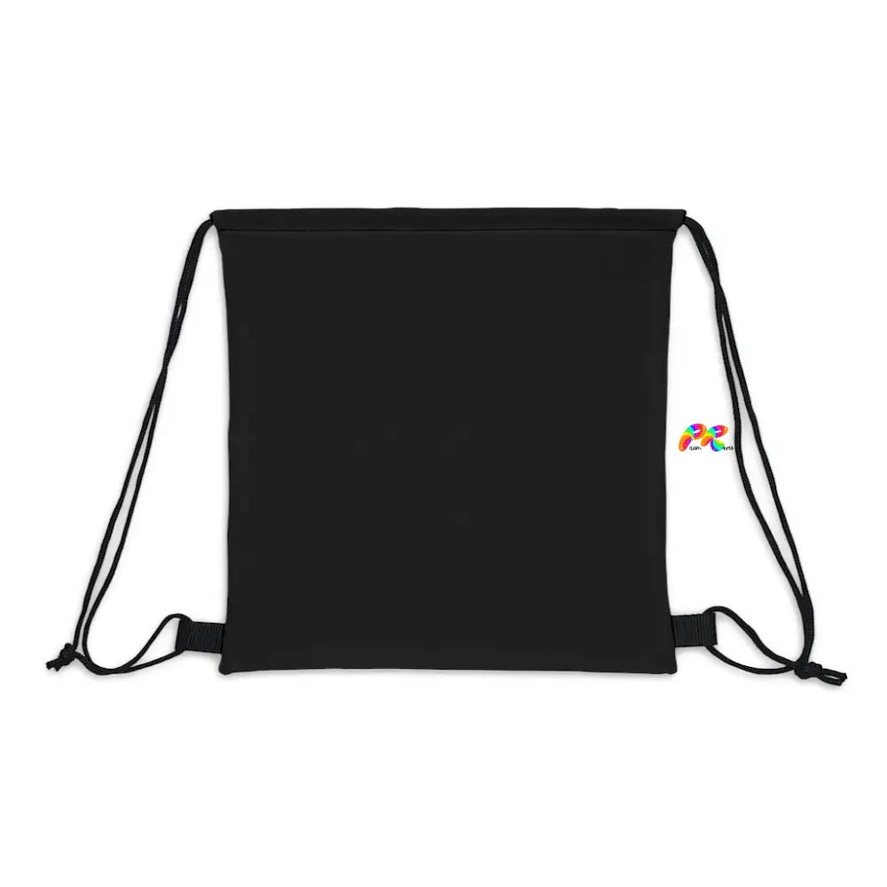 Hoops Black Outdoor Drawstring Bag