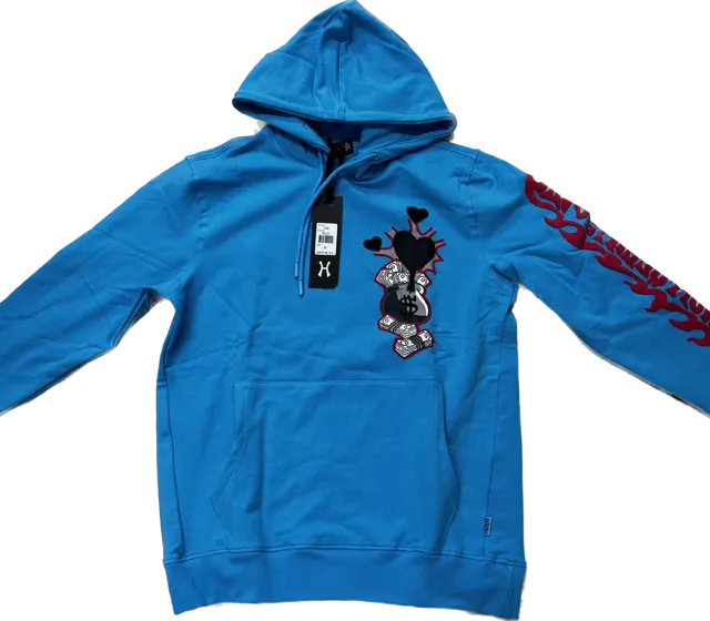 HUDSON DUCK MONEY HOODY 435 'BLUE'