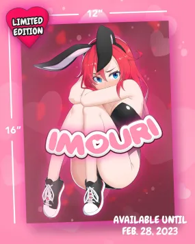 Imouri Chan Bunny Girl Matte Print