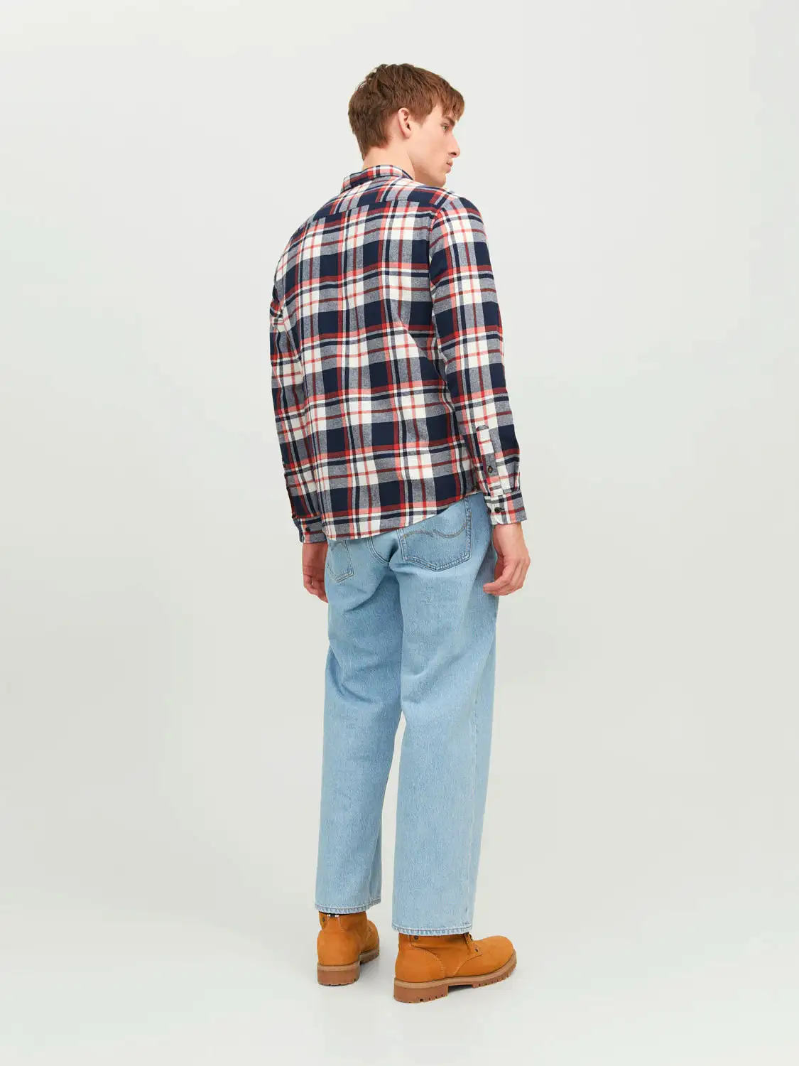 Jack & Jones Mens 'JJECLASSIC' Autume Check Shirt