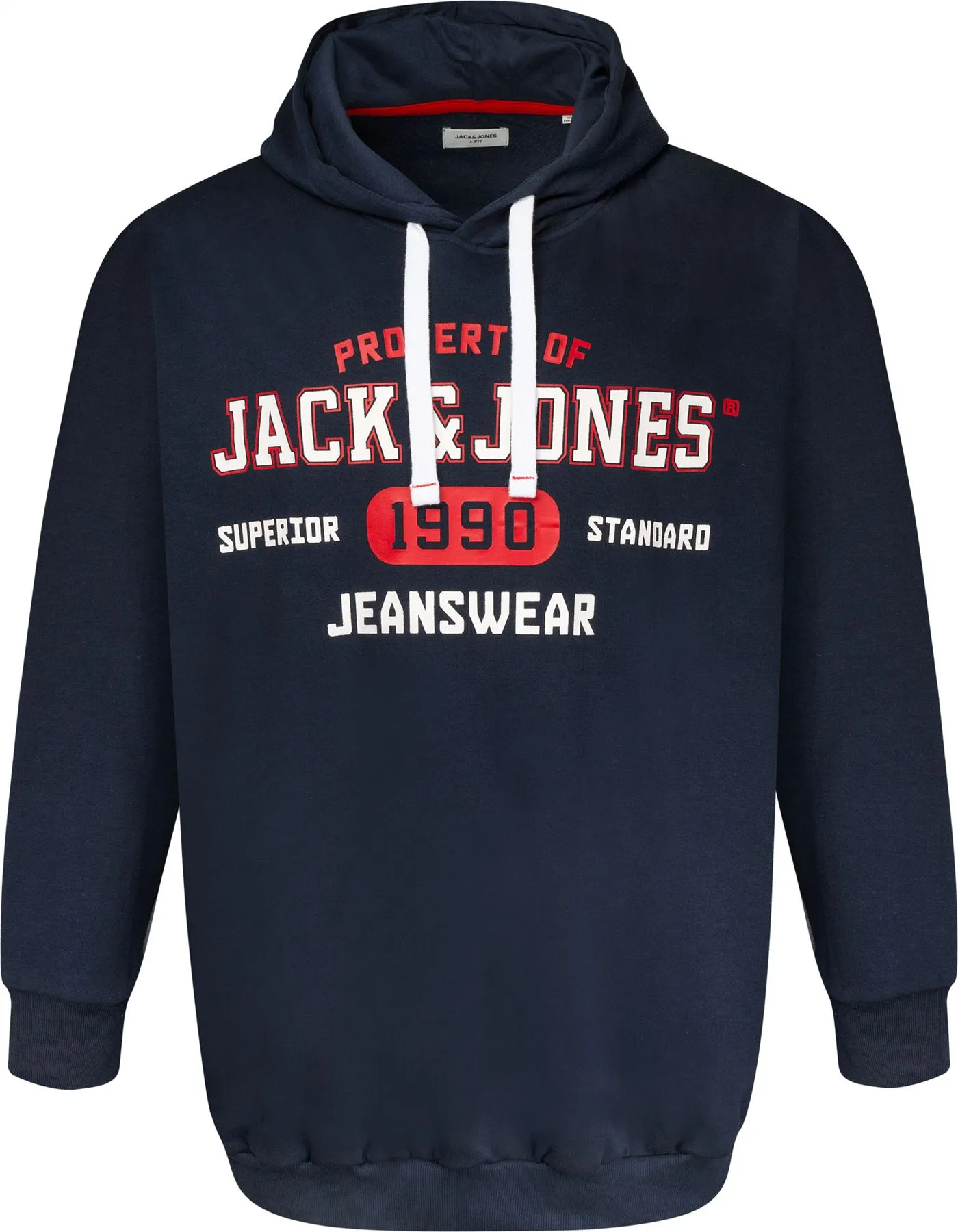 Jack & Jones Stamp Overhead Hoody - Navy