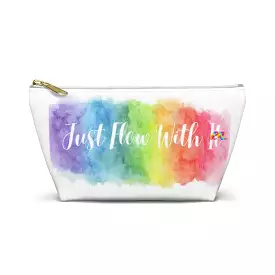 Just Flow With It Rainbow Cloud Accessory Pouch