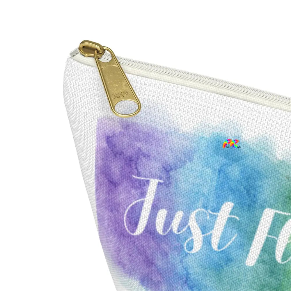 Just Flow With It Rainbow Cloud Accessory Pouch