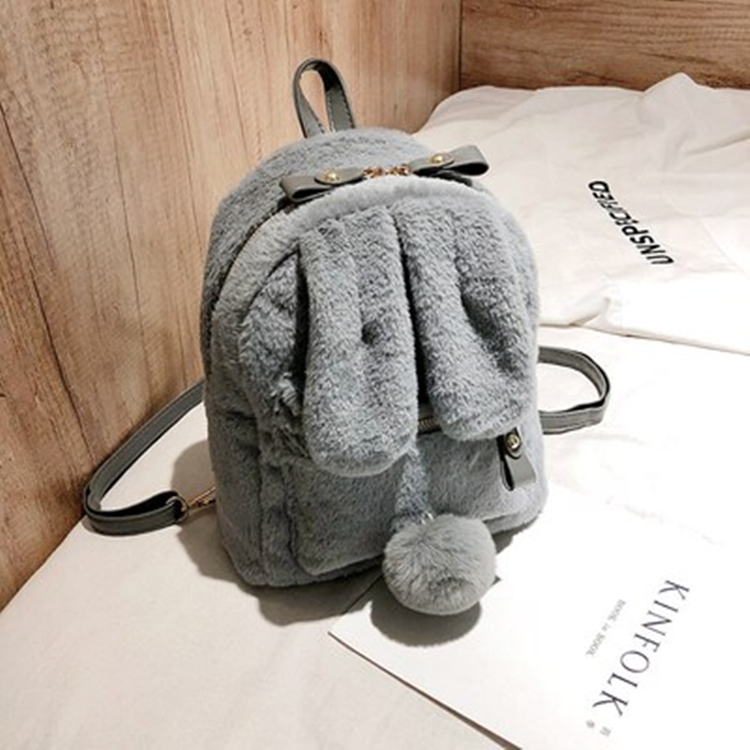 Kawaii Bunny Ear Plush Backpack AD12763