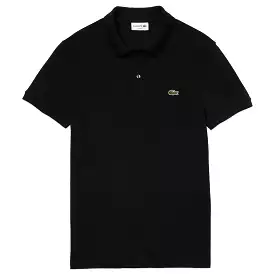 Lacoste Short Sleeved Slim Fit Polo PH4012 - Black