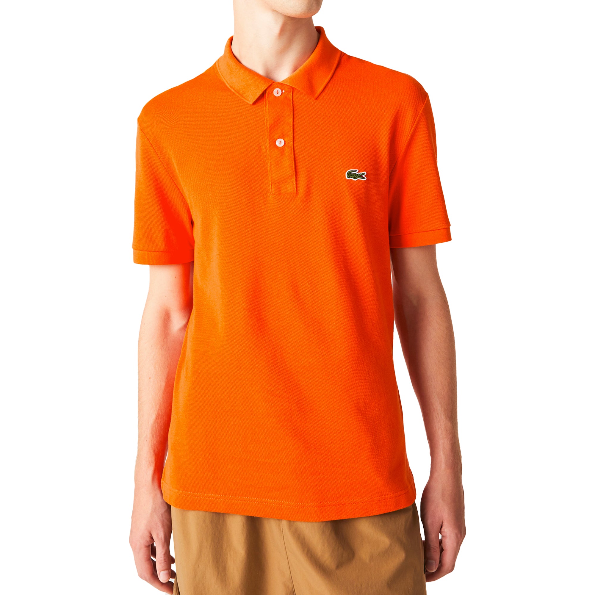 Lacoste Short Sleeved Slim Fit Polo PH4012 - Celosia Orange