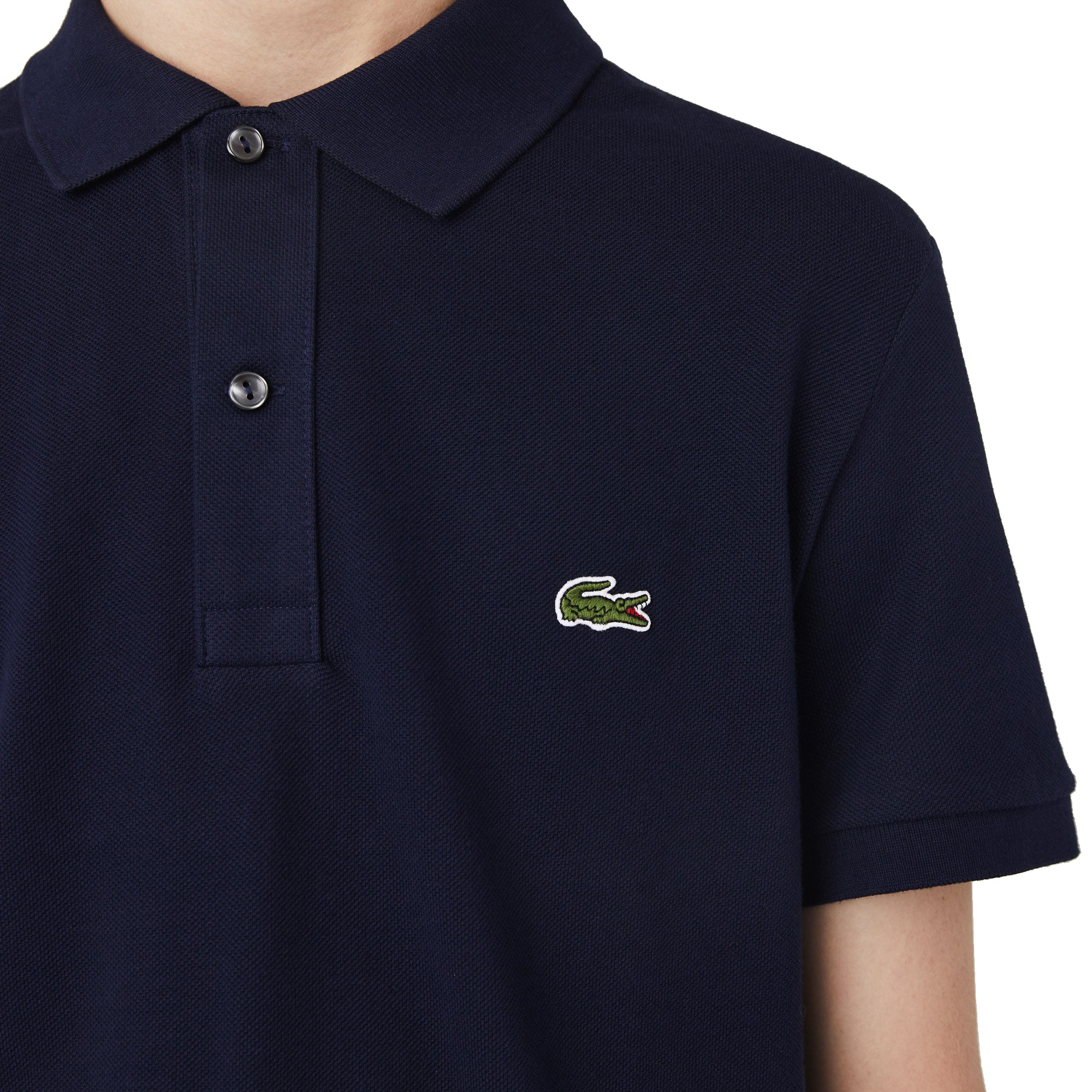 Lacoste Short Sleeved Slim Fit Polo PH4012 - Navy