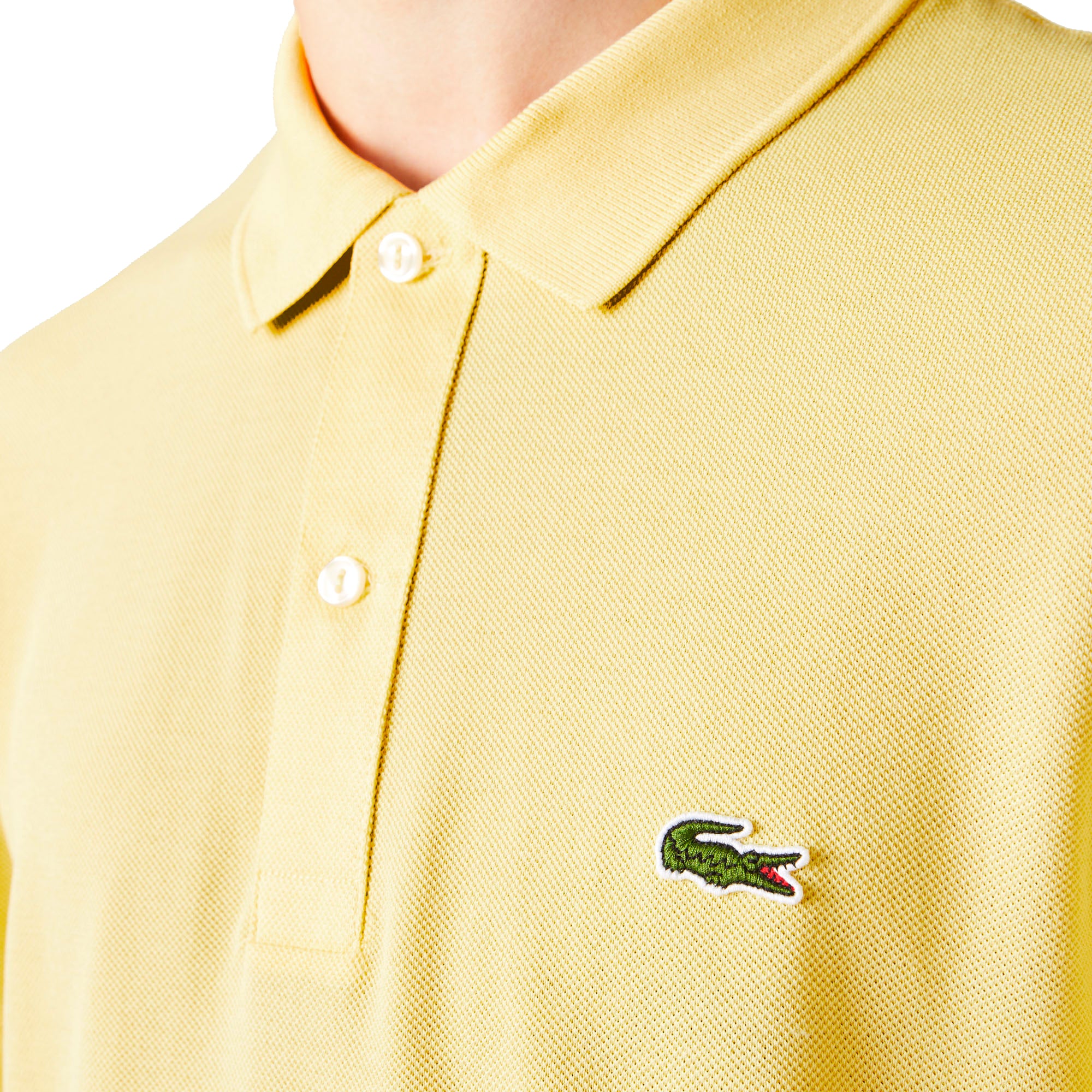 Lacoste Short Sleeved Slim Fit Polo PH4012 - Yellow