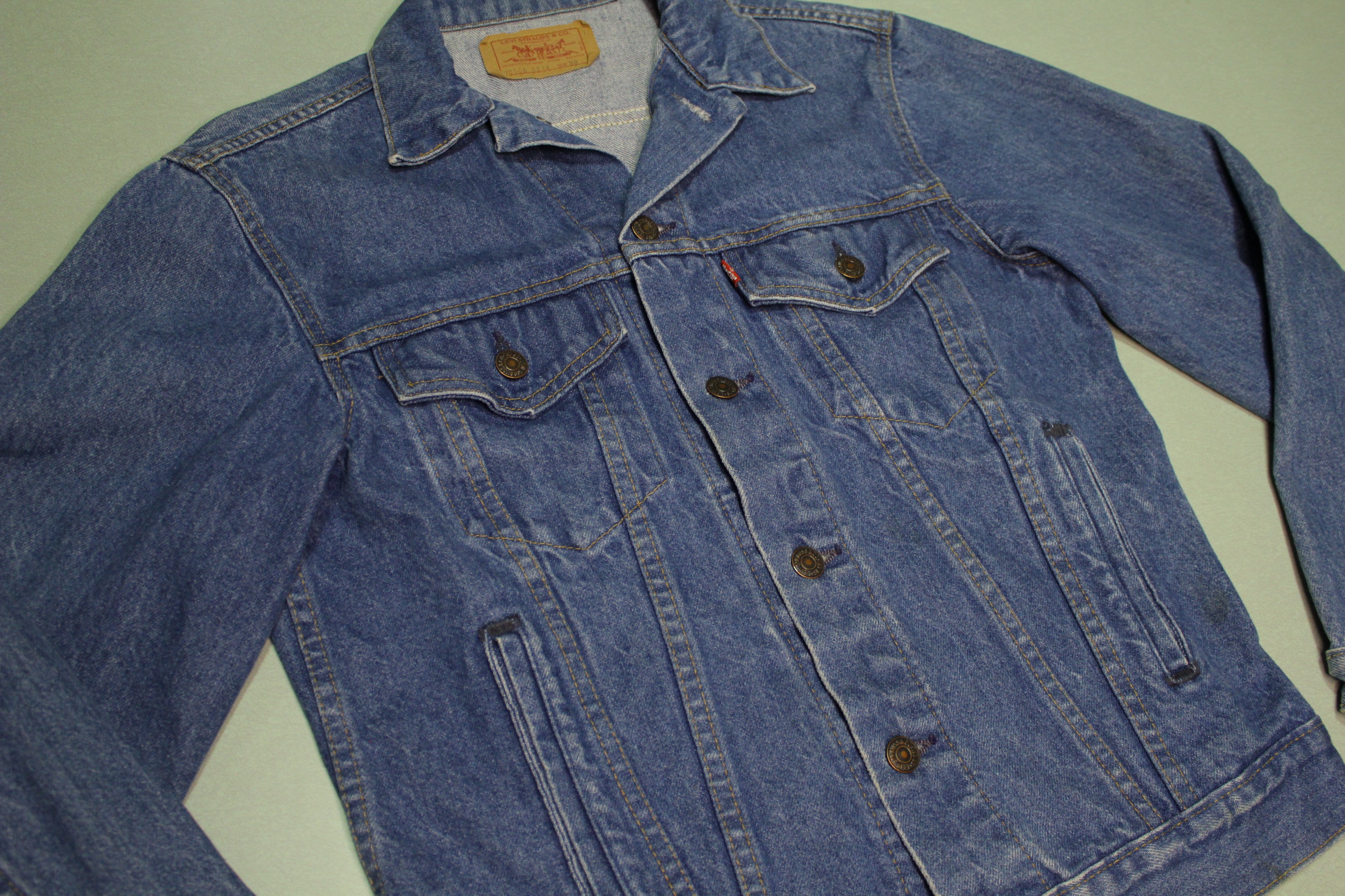 Levis Strauss & Co 70506 0214 Vintage 80's Denim 4 Pocket Jean Jacket