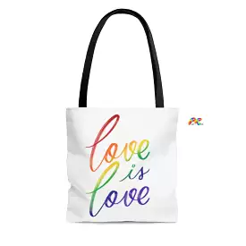 Love Is Love White Tote Bag