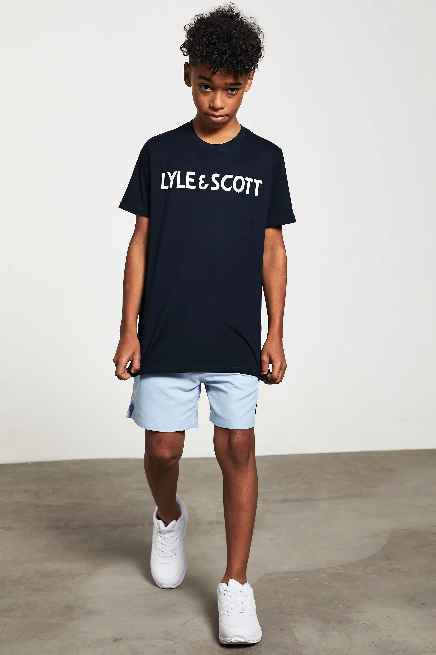 Lyle & Scott Boys 'Text Tee' Short Sleeved T-Shirt