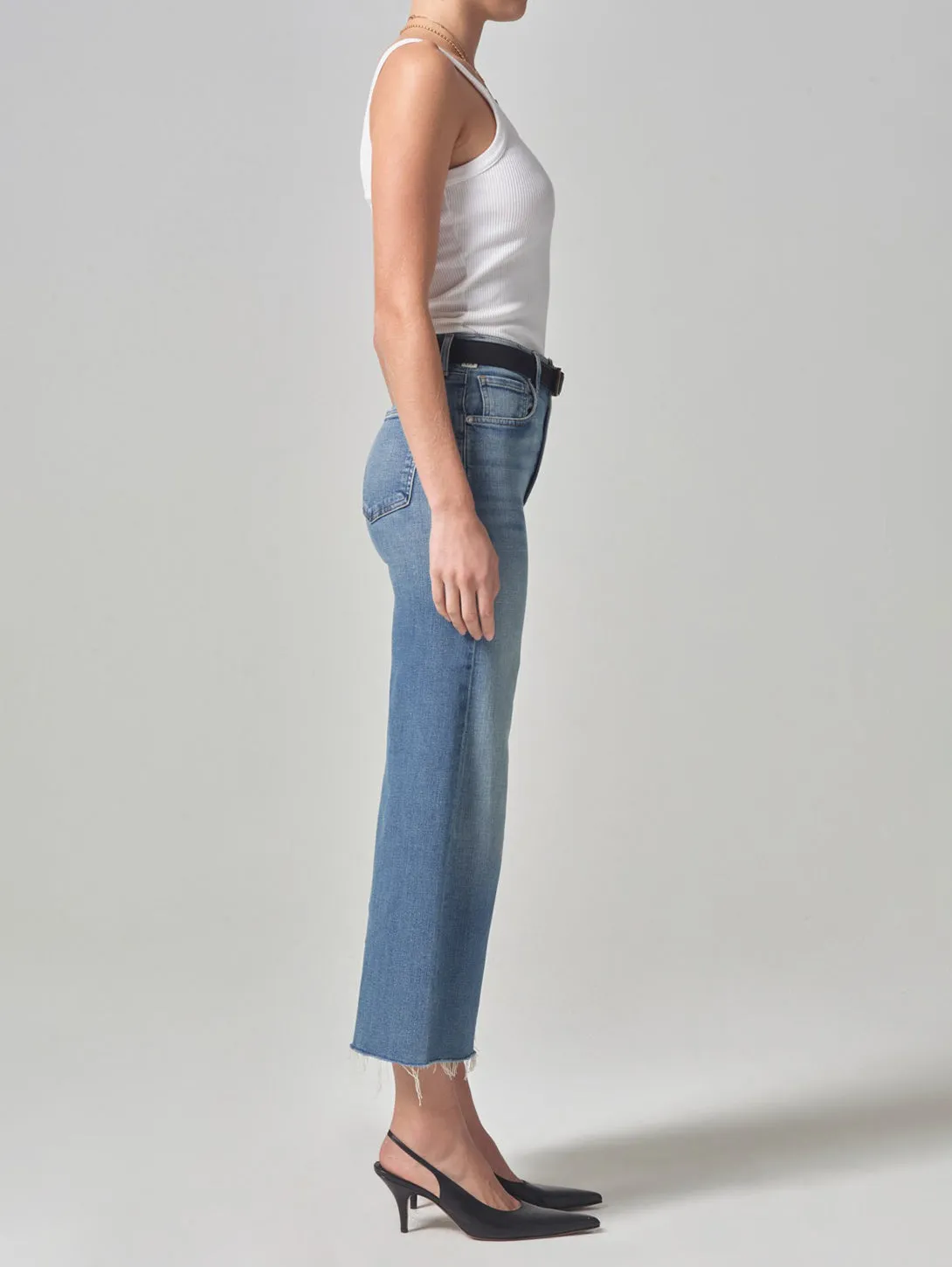 Lyra Crop Wide Leg Jean - Abliss