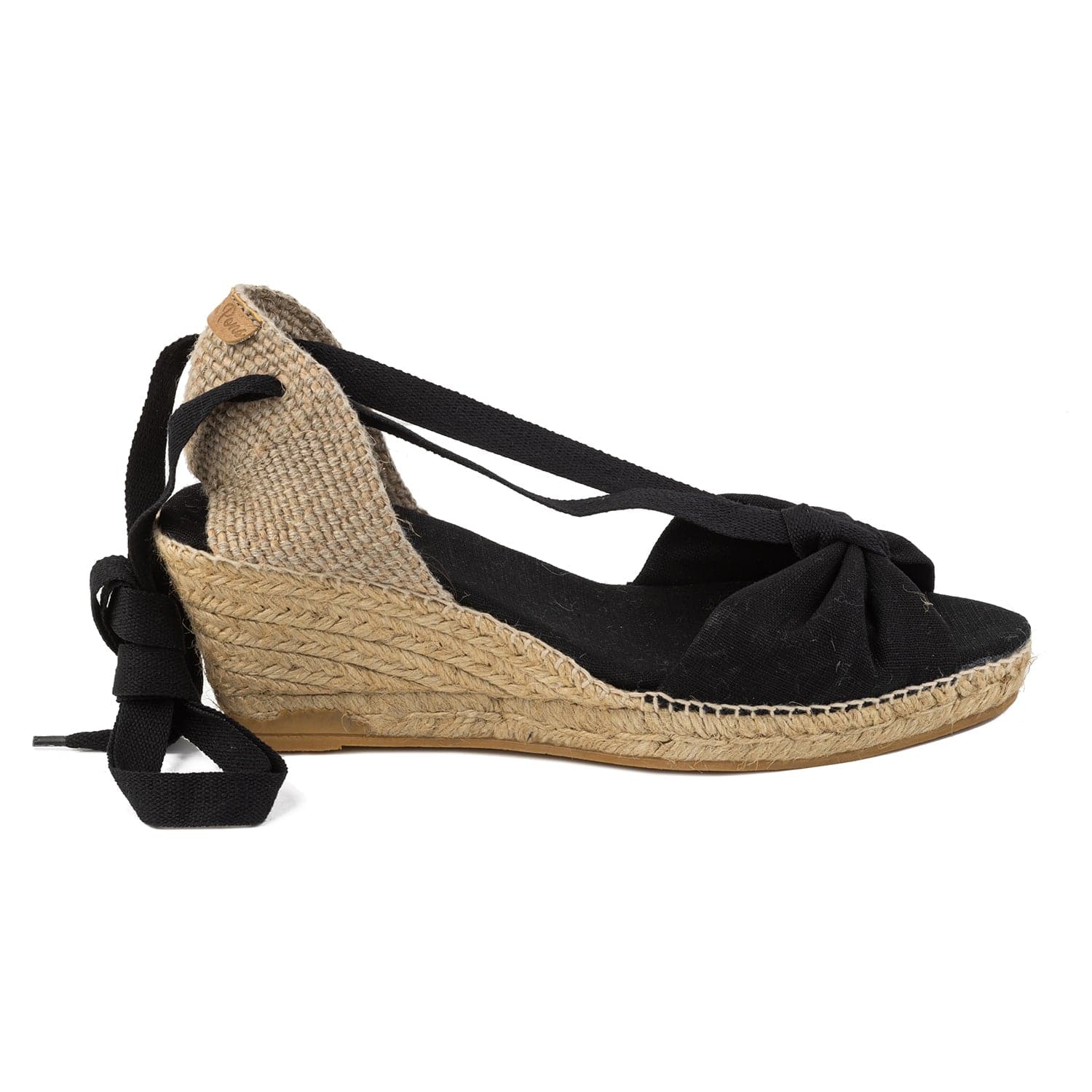 Medium Linen Heel Wedge Espadrille for Women - Piera-5