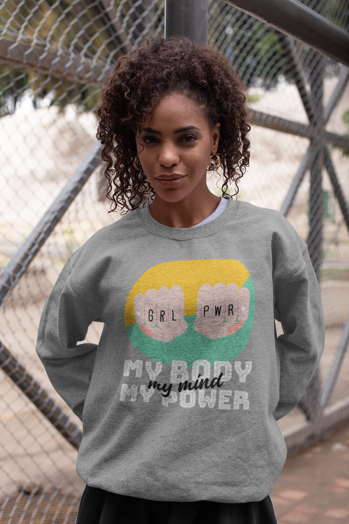 My Body My Power HD Crewneck Sweatshirt