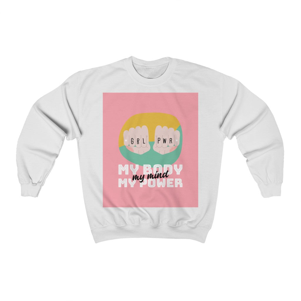 My Body My Power HD Crewneck Sweatshirt