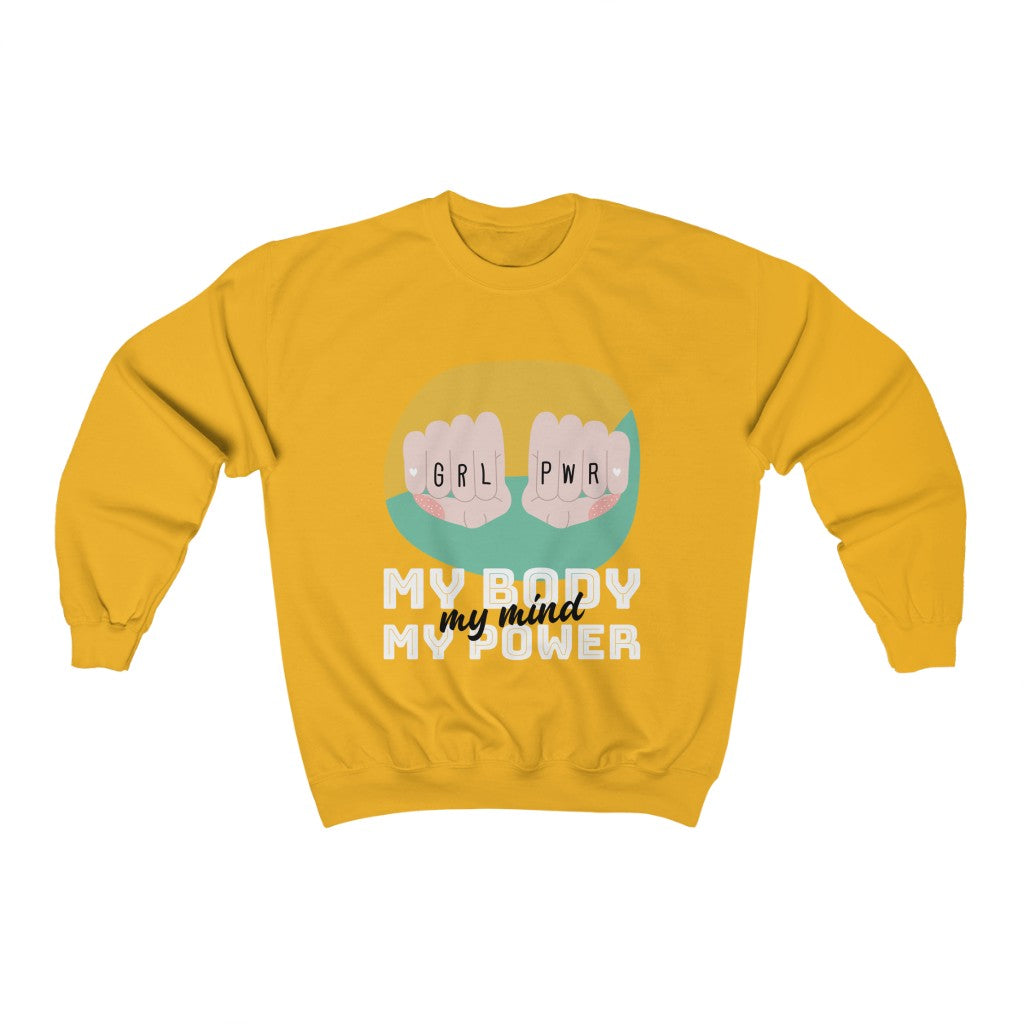 My Body My Power HD Crewneck Sweatshirt