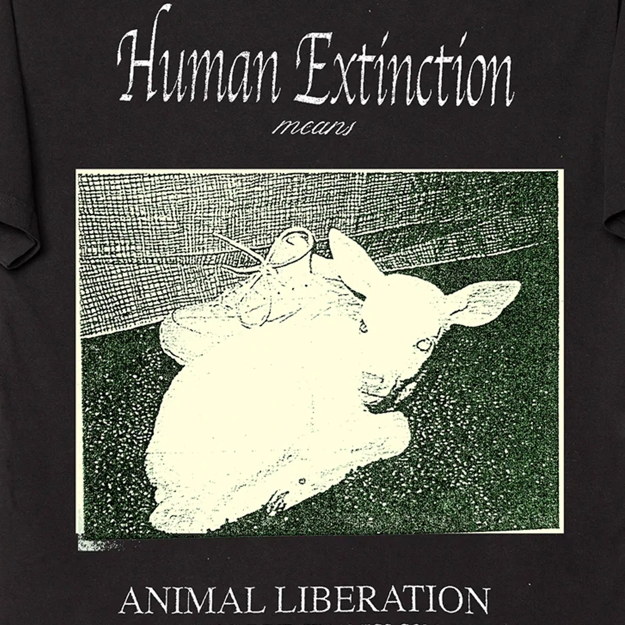 Online Ceramics Animal Liberation SS Tee (Black)