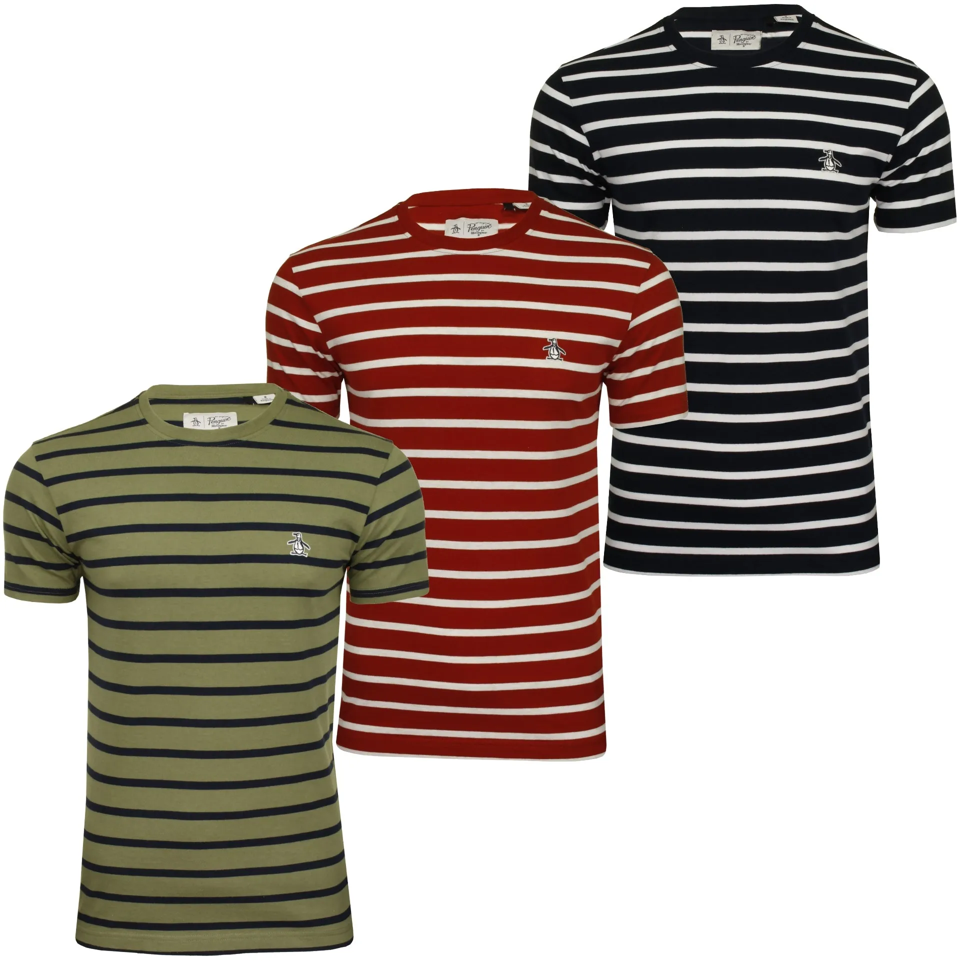 Original Penguin Men's 'Breton' Stripe T-Shirt - Short Sleeved