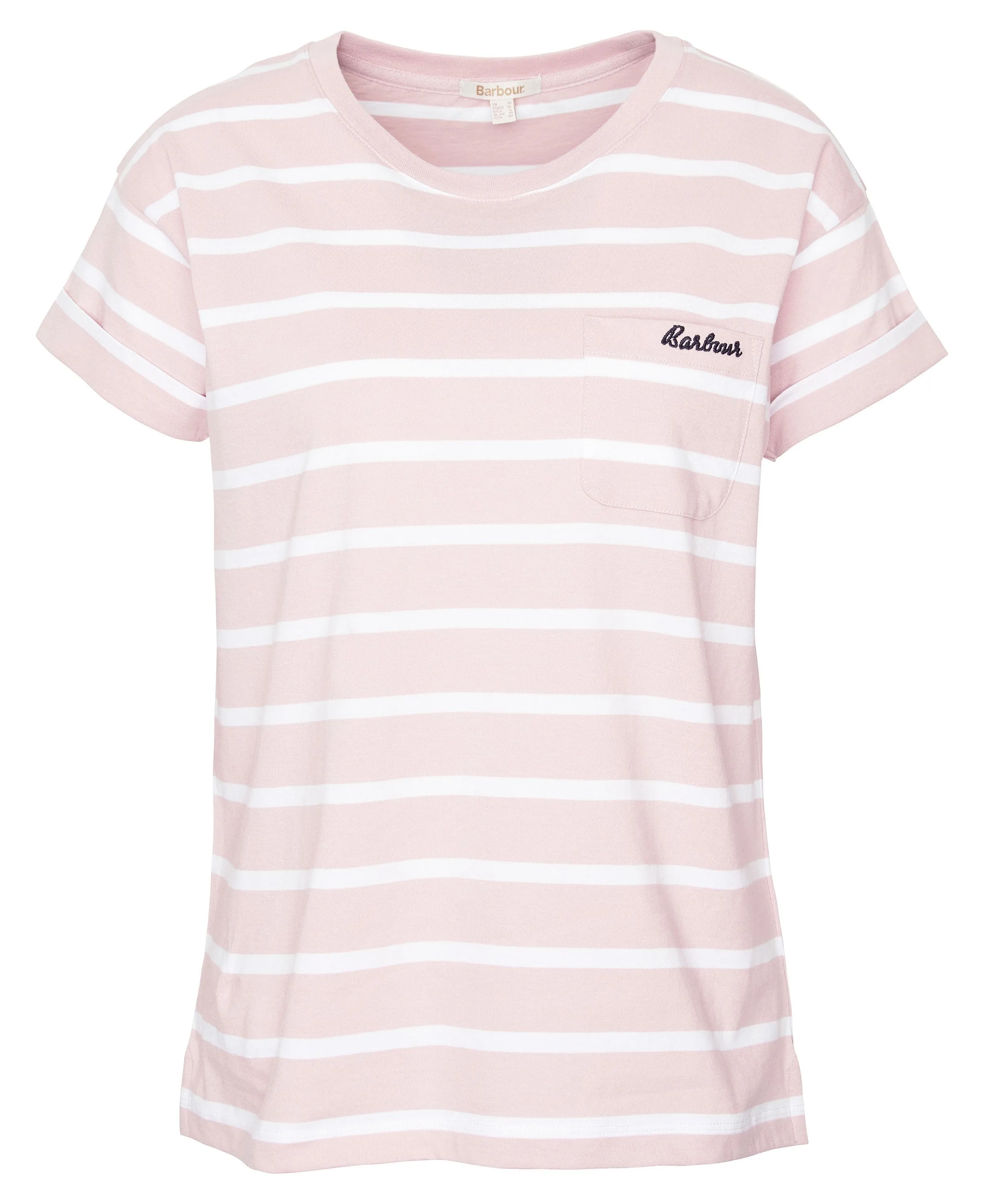 Otterburn Stripe T-Shirt                             Shell Pink