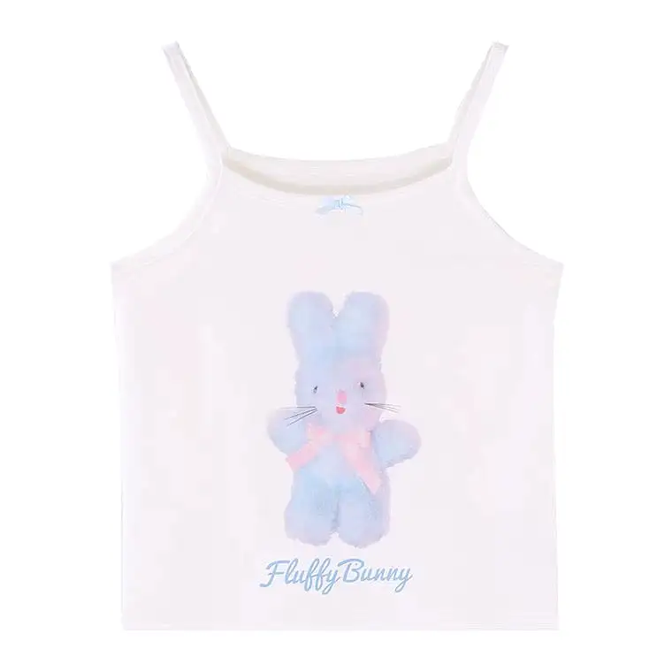 Petit girl fluffy bunny camisole