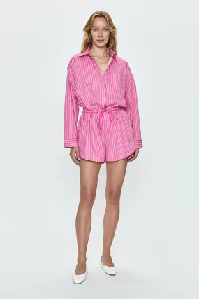 Pistola - Amelie Romper - Pink Carnation Stripe