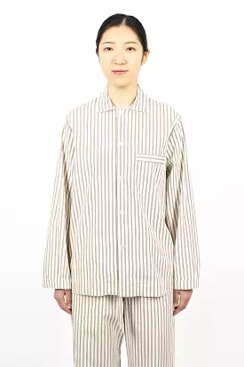 Poplin Pyjama Shirt Hopper Stripes