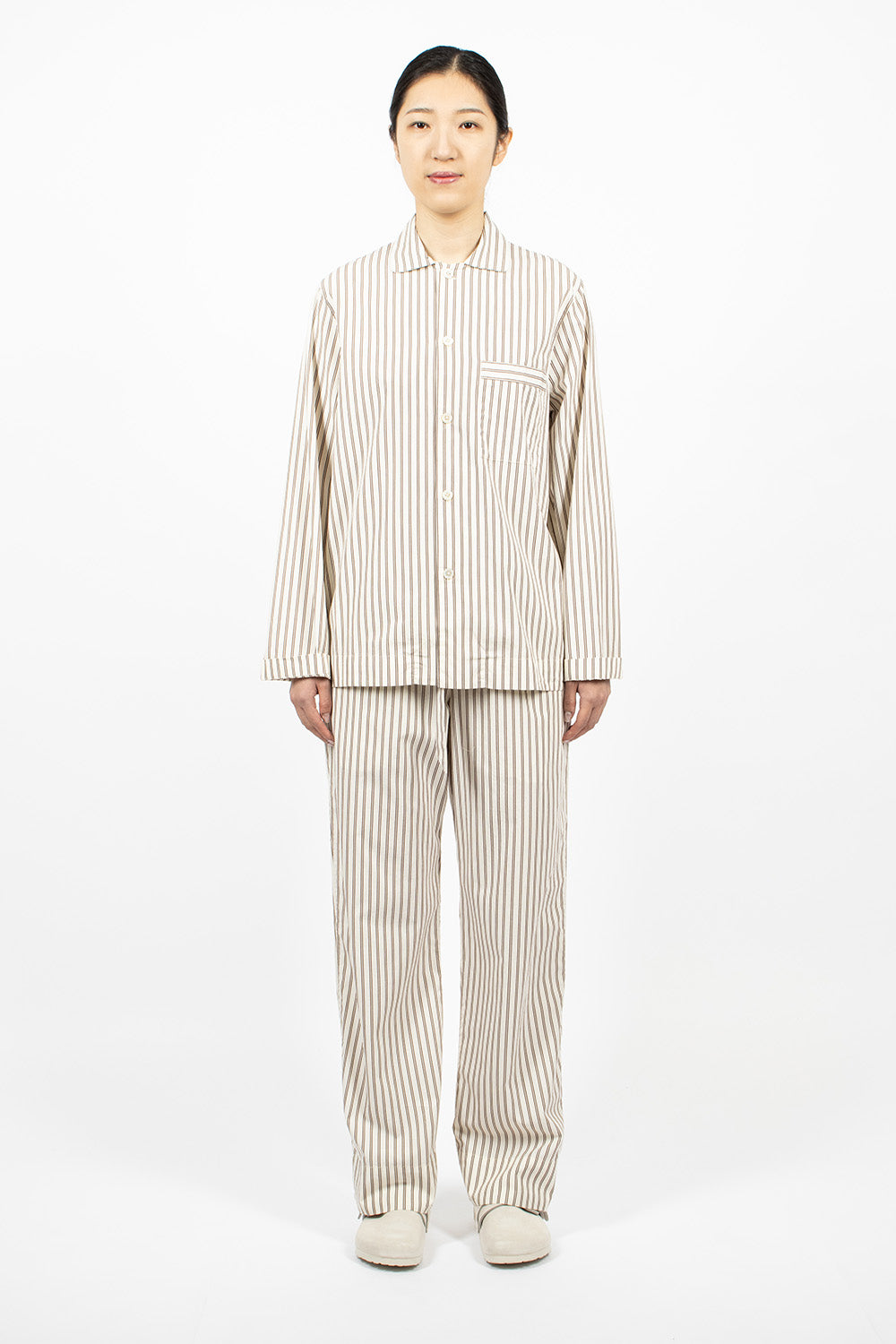 Poplin Pyjama Shirt Hopper Stripes