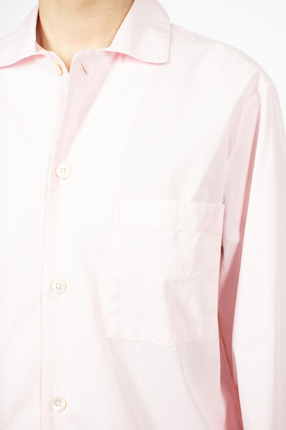 Poplin Pyjama Shirt Soft Pink