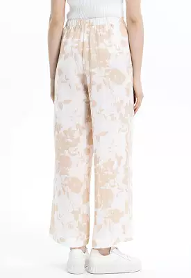 Printed Wide Leg Culottes