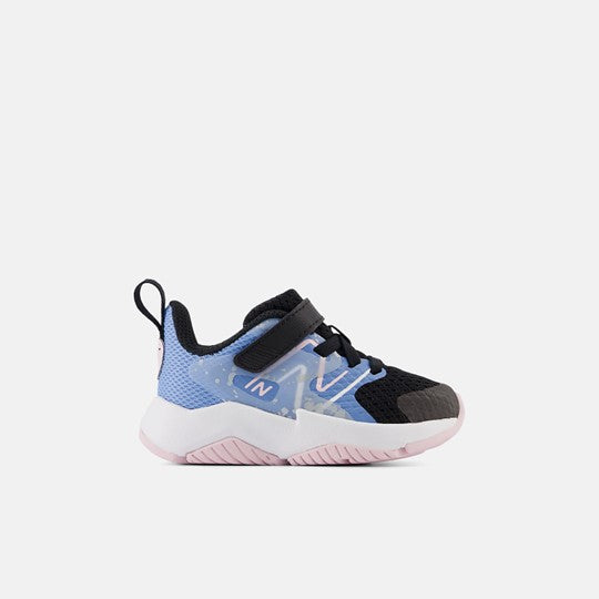 Rave Run v2 Kid's Athletic Trainer - Black/Blue Laguna/Light Raspberry