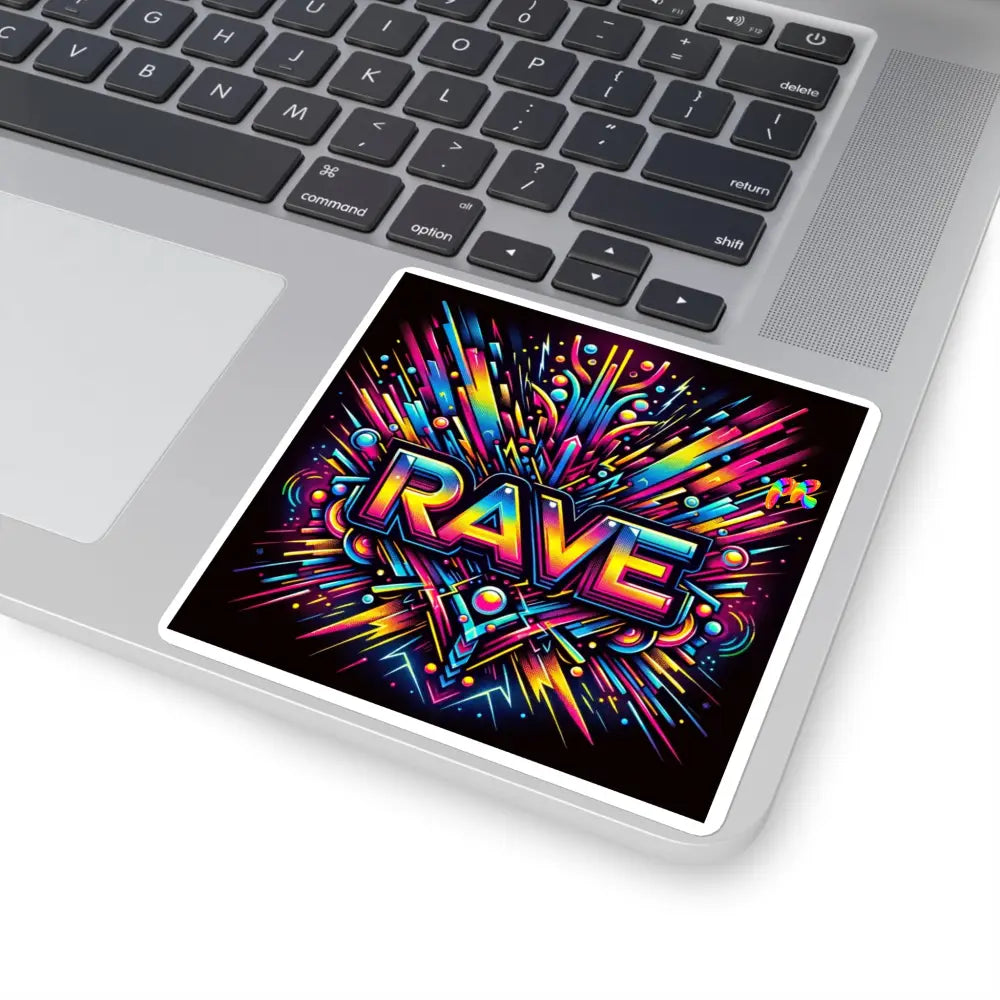 Rave Square Stickers